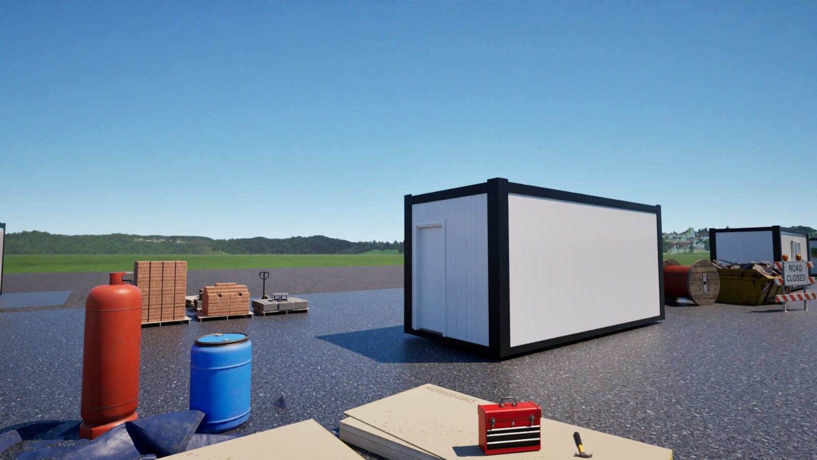 magacinski kontejneri na gradilistu